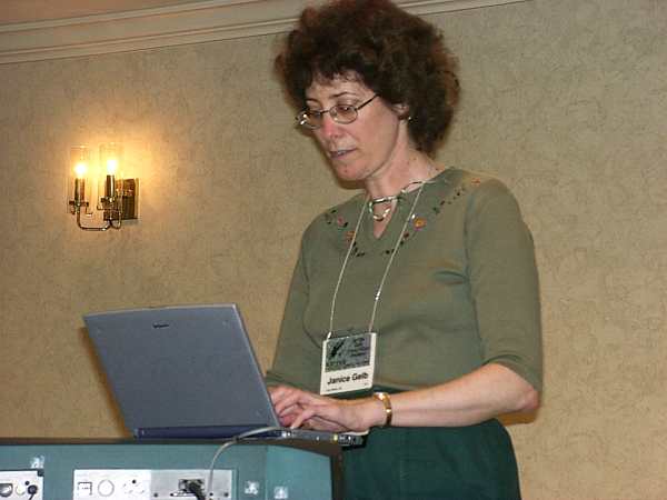 Janice Gelb at Faanish Web Pages panel