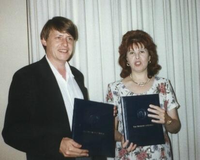 Paul McAuley and Sturgeon Award winner Nancy Kress