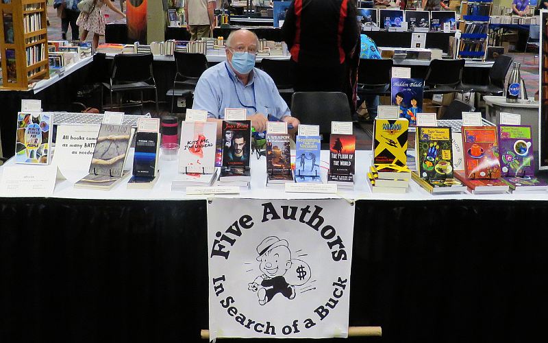 Five Chicago Authors sales table